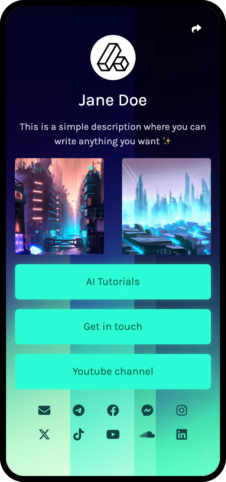 Biyolink sayfa örneklerinin ekran görüntüsü